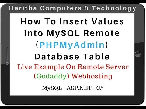 Insert Data Into MYSQL Table Remote Database (PHPMyAdmin 4.5.1) c#