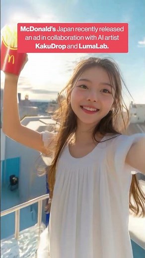McDonalds Japan AI Ad
