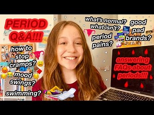 PERIOD Q&A!! answering FAQ’s all about periods!