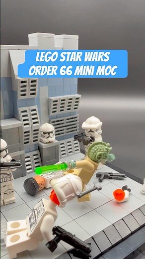 Lego Star Wars the Clone Wars Order 66 Mini MOC Build #lego #legostarwars #legomoc