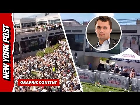 Livestream Shows Moments Before And After Charlie Kirk Was Fatally Shot At Utah Valley University