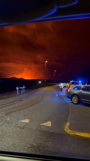 Volcano alert 🌋 Iceland New volcanic fissure eruption started more or less in the same place as in December 2023 and February 2024 🌋 Hope this time without infrastructure damage, but time will answer to this question 🙌 Roads to eruption area is closed, international airport work is not disrupted ✈️ 📸 @smile_adventure_iceland #volcano #grindavik #svartsengi #eruption #iceland | Smile Adventure