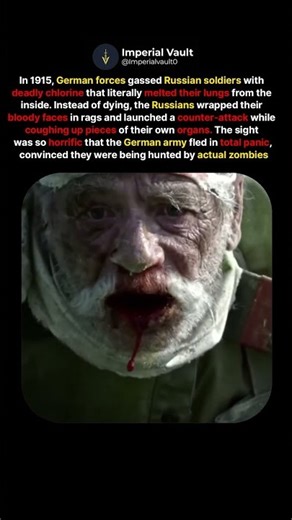 The Real Life Zombie Attack of 1915 #shorts #history #ww1
