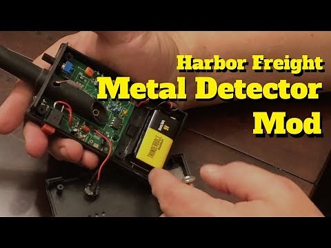 Harbor Freight Metal Detector Mod: Pinpointer Button Fix