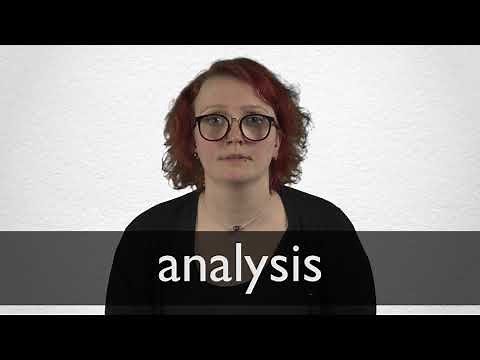How to pronounce ANALYSIS in British English