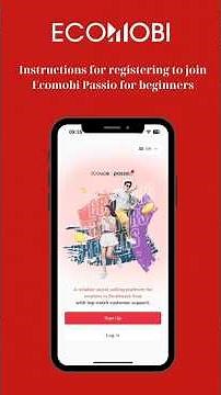 Ecomobi Passio Registration Tutorial for Beginners