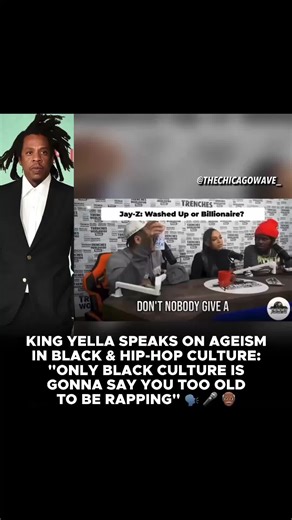 #KingYella speaks on ageism in Black & hip-hop culture on episode of #TrenchesWorldwideNews 🎥🎙️
