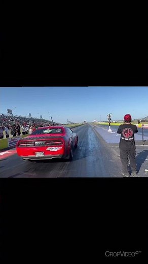 DODGE DEMON VS NISSAN GTR |LADY DRIVEN GTR ALMOST CRASHES|