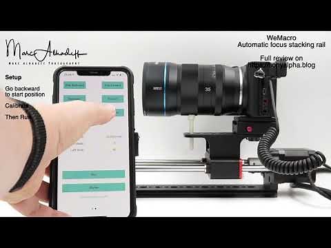WeMacro automatic focus stacking rail