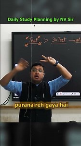 Daily Study Planning by NV Sir😯🔥#nvsir #question #selection #neet2026