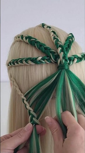 Trendy Viking Braids Tutorial #vikings #protectivestyles #hairextensions