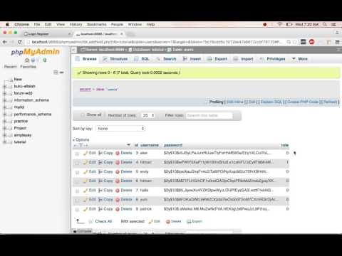 #17. Admin dan User ( Membuat Sistem Login dan Register )