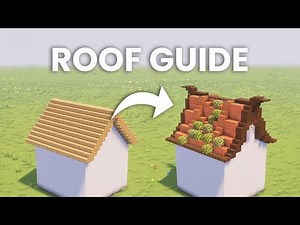 A Full Guide to Minecraft Roofs | Block by Block