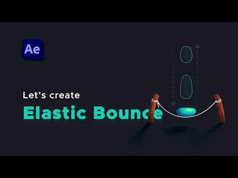 EASY REALISTIC Ball Bounce & Elastic Rope Animation In Adobe AfterEffects- Real Physics | Tutorial