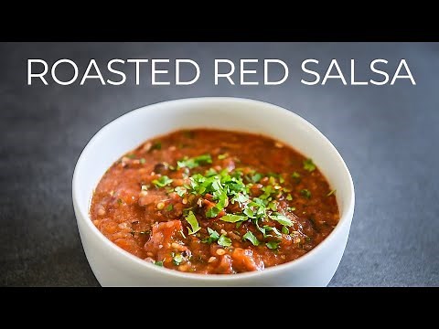 Roasted Red Salsa Recipe ***SUPER EASY!