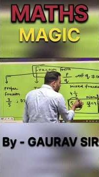 MATHS MAGIC 1 By Gaurav Sir 🔥