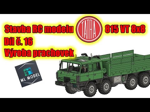 Stavba RC modelu TATRA 815 VT 8x8 - díl č. 16 - Výroba prachovek (manžet)