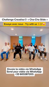 959K views · 16K reactions |  Relevez le nouveau Challenge Creadiaz® Cha-Cha Slide en famille, entre amis ou au travail !  Envoyez votre vidéo sur WhatsApp : (+33) 6 03 28 72 03 Rejoignez le mouvement 晴易 __________________ Take on the new Creadiaz® Cha-Cha Slide Challenge with family, friends, or coworkers!  Send your video via WhatsApp : (+33) 6 03 28 72 03  Join the movement 晴易 | Cédric Diaz | Facebook