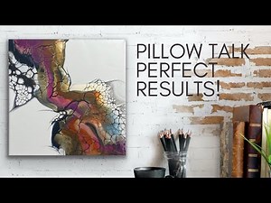 Fluid Art Pillow Talk! Perfect Results with this bloom pillow recipe.🤩