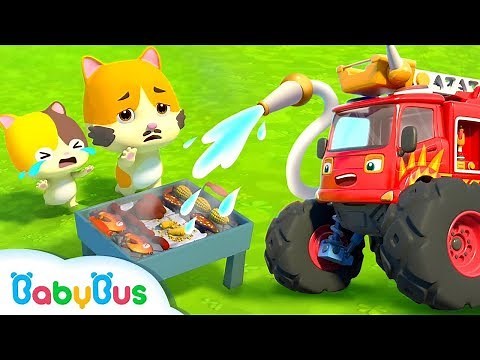 Camión de Bomberos Monstruo | Canciones Infantiles | BabyBus Español