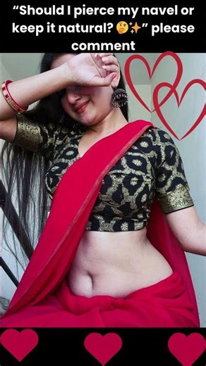 “Should I pierce my navel or keep it natural? 🤔✨”#navel #shortsfeed