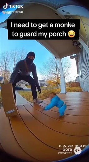 I need to get me one of these monke porch pirate protectors