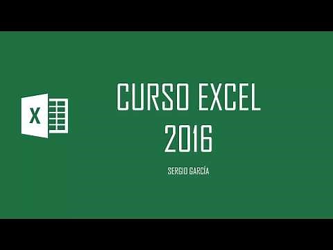 CURSO EXCEL 2016. 12. GRÁFICOS EN EXCEL CONFIGURACIÓN