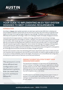 EVolution EV Test Automation Platform