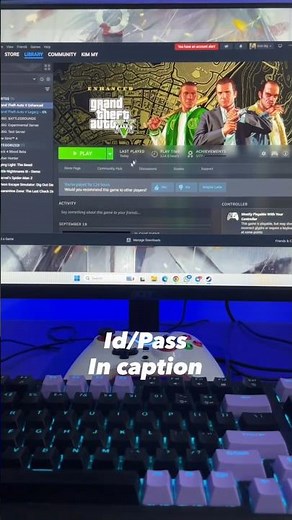 Grand Theft Auto V | Free steam Account #shorts #gta5