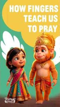 How to Pray Properly? | Hanuman Ji Teaches a Beautiful Life Lesson #shorts