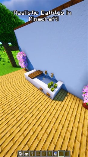 Realistic Bathtub in Minecraft! 🛁✨ Easy Build