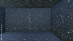 marble cube room. 3d vector background render with cube. to show the product