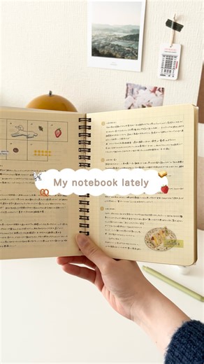 のき┆ 小さな「ノート生活」 | A quiet look inside my notebook 𓂃🐩🥨 最近のノートのなかみを、短い動画にしました ˎˊ˗ 書いていることやページのことは、フィード投稿でゆっくりと紹介しています◝◝ | Instagram