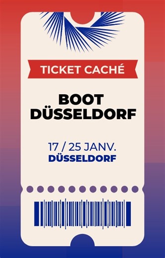 On est au boot Düsseldorf cette semaine… et on a caché un nouveau ticket quelque part sur le salon. 🎁 25% de réduction sur son gréement EFTM pour celle ou celui qui le trouve avant la fin du salon. La vidéo vous donne quelques indices visuels pour retrouver l’endroit 👀 Bonne chasse. | EFTM rigging