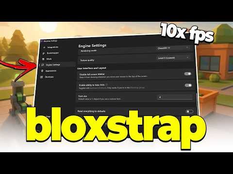 Bloxstrap Best Fast Flags & Settings for 500+ FPS (FPS Boost & Low Ping Guide)