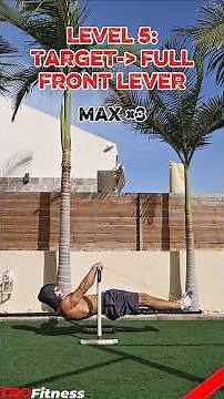 Front Lever Tutorial in 5 Levels (From Zero to Clean Hold) 💪 #calisthenics #frontlever