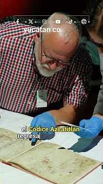 El Códice Azcatitlan regresa temporalmente a México tras 186 años en Francia