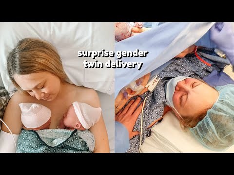 TWINS BIRTH STORY (Surprise Gender Reveal At 36 WEEKS)
