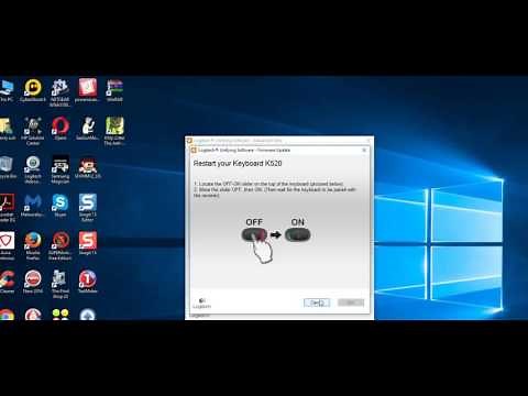 how to update the logitech keyboard firmware HD