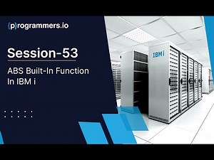 ABS Built-In Function In IBM i