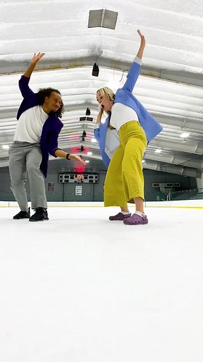 Smoothest Duo Skate and Slide | Ice Age Slide Chase