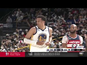 Warriors 16-Point 4th QTR Comeback vs Wizards