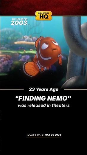 23 years ago ‘Finding Nemo’ was released in theaters!