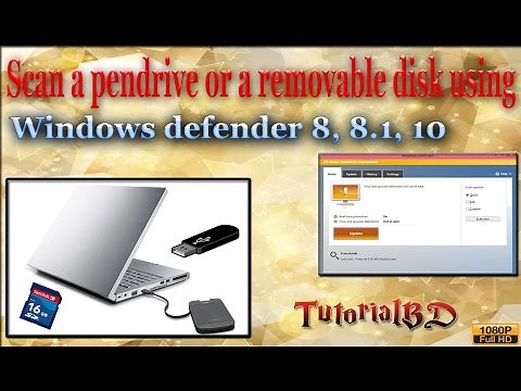 How to scan an external hard drive using Windows Defender for viruses