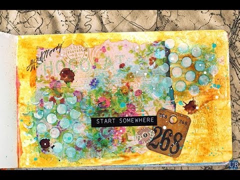 Guest Video: Art Journal Page Formula