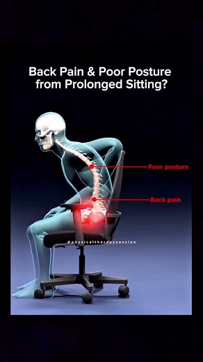249K views · 2.1K reactions | Back pain from poor posture and long hours of sitting isn’t “normal”—your body is begging for movement. These 6 essential stretches open your hips, relax your lower back, and realign your spine so you can finally move pain-free again. Do them daily and feel the difference. #fblifestyle #backpain #OfficeSyndrome #saturdaynight | Physical Therapy Session | Facebook