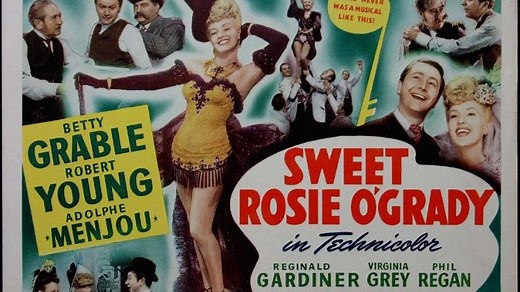 Sweet Rosie O Grady 1943 with Robert Young, Betty Grable and Adolphe Menjou
