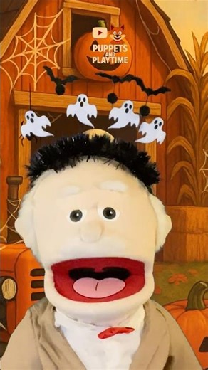 Old MacDonald's Halloween Farm Werewolf #toddlermusic #puppetshow