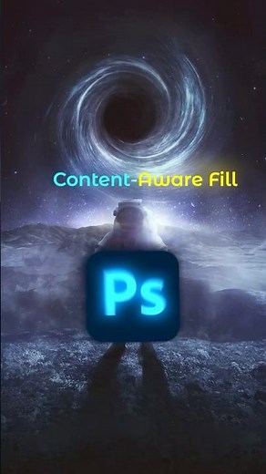How to use Content Aware fill #photoshop