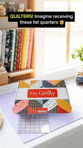 Unlock Your Quilting Adventure with the Mrs. Quilty Subscription Box! ✨🎁 Looking for the perfect way to enhance your quilting journey? The Mrs. Quilty Box is your go-to choice! Designed for quilters of all levels, beginners and seasoned pros alike, it’s packed with inspiration, exclusive goodies, and community support. 💡What’s Inside Every Box? 🧵 Curated Fabrics: A custom-designed bundle of fabrics that work beautifully together and aren’t available anywhere else. 📚 Exclusive Patterns: Now w